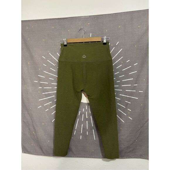 Beyond Yoga Spacedye Caught In The Midi Moss Green Leggings - Picture 6 of 6